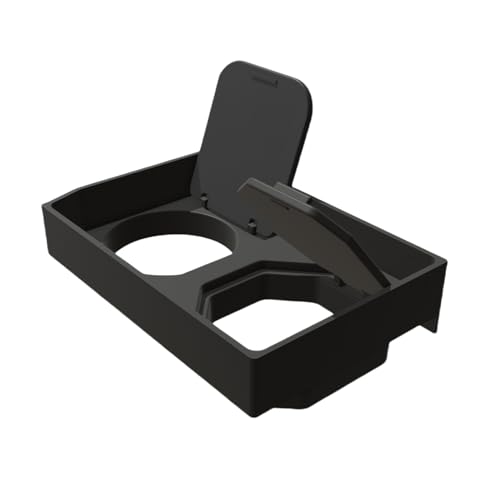 Z.MYUKI Porte-gobelet pour Dacia Duster 3 2024 2025 2026 Console centrale avec compartiment de rangement ABS Organisateur de voiture avec porte-gobelet convertible