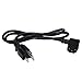 SF Cable 3ft Left Angle NEMA 5-15P to C13 Power Cord, 10Amp, 18/3 AWG, Compatible with HDTV, LCD Plasma, DLP TV, PC, Monitor, Printer, hubs, switches,