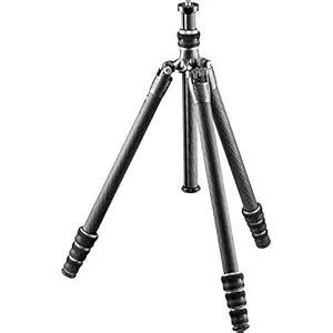 Gitzo Lightweight Traveler Series 1 Carbon Fiber Tripod, Silver & Black (GT1545TUS)