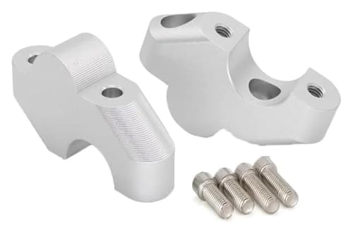 CKYDFE Lenkererhöhung Für BMW Für S1000XR 2019-2025 Verstellbarer Klemmensatz Mit Adapter, Handbetätigter Teleskophalterung Zur Lenkererhöhung