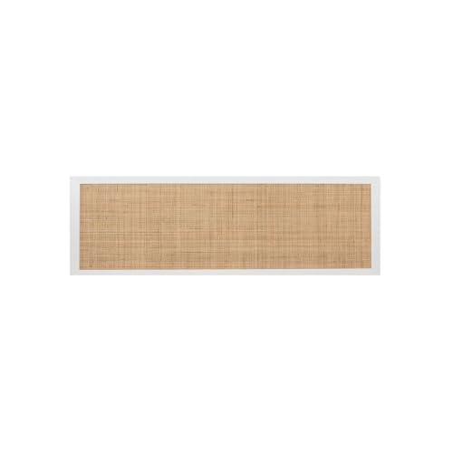 KLAST Cabecero de Cama Tahiti en Ratán Natural para Camas de 135, 150 y 160 cm, Diseño Atractivo, Suave y Calmante, Requiere Anclaje a Pared, Muebles a Juego Disponibles