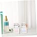 Zerodeko 2sets Refillable Bath Salt Storage Jars with Spoon Frosted Containers for Mask Powder and Personal Care Leak Portable Each for Beauty Salons