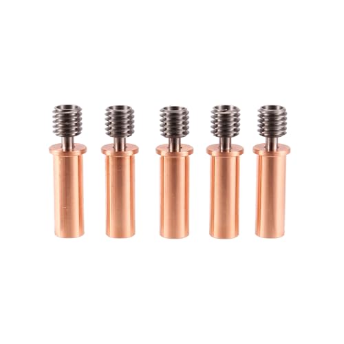 Flaroey Bi-Metal Heatbreak Copper Plated Throats High Temperature Resistance for Kobra2/Kobra2 Pro/Kobra2 Max