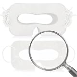 Disposable VR Mask 100 Pcs Disposable VR Mask Breathable Eye Covers Sweat Guard