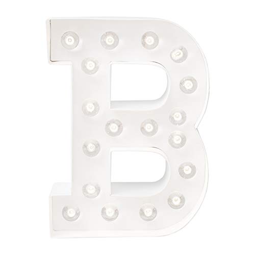Heidi Swapp Marquee Love Led Letras B, Papel, Blanco, 21.6x5.6x21.6 cm