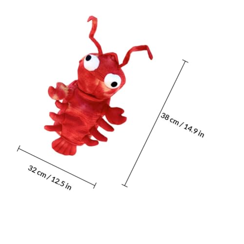Disfraz de langosta para perro rojo talla S miniatura 2