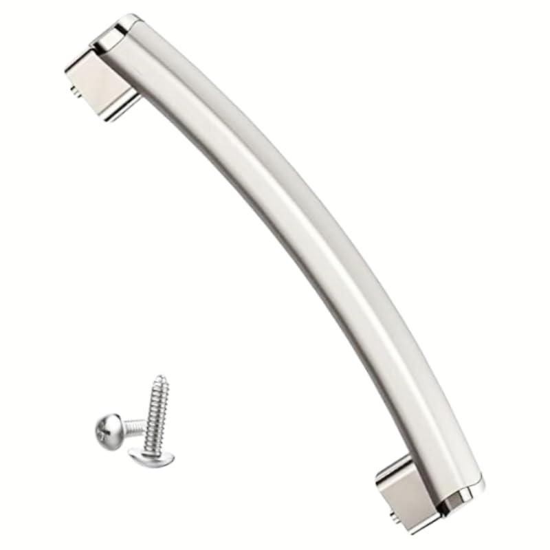 Upgraded Parts WB15X10278 Microwave Oven Door Handle Compatible with General Electric (GE) Microwave Replaces AP5790517 261300714902 PS8754175