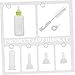 UPKOCH Pet Nursing Supplies Kitten Feeder Bottle for Newborn Small Animals Replacement Nipples Easy Cleaning