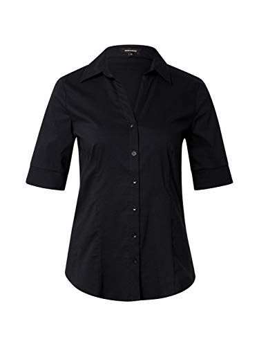 More & More Damen Bluse schwarz 36
