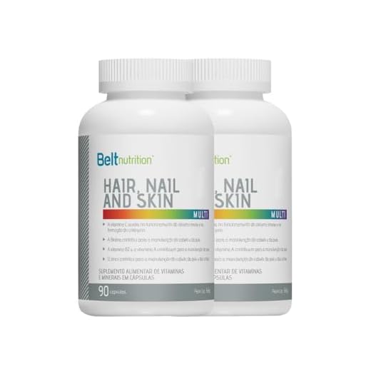 COMBO 2 UNIDADES BELT HAIR NAIL AND SKIN PLUS 90CAPS BELT NUTRITION
