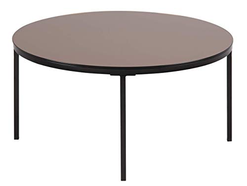 Amazon Brand - Movian Gauja - Mesa de centro, 80 x 80 x 40 cm (largo x ancho x alto), marrón