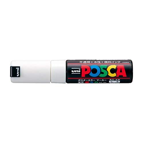 Uni Posca Marqueur Gras, Blanc (PC8K.1)
