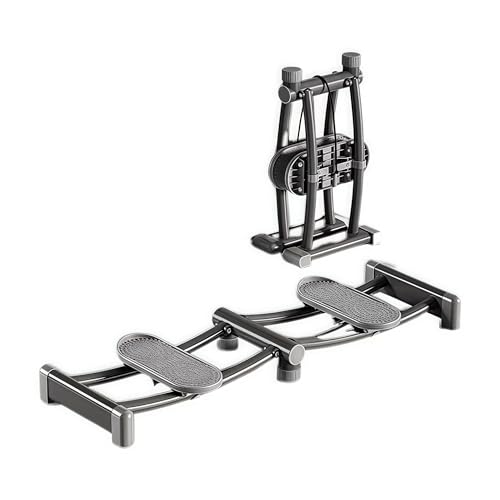 レッグスライダー レッグトレーニング 内転筋 骨盤底筋 減量器具 内転筋トレーニング 折りたたみ式 スキーシミュレーター エクササイズ器具 高さ調節可能 太ももトレーナー 有酸素運動 自宅やジムでの使用 (グレー)