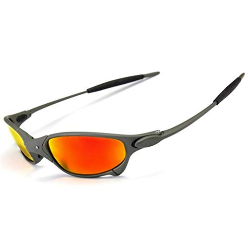 Top Sports Polarized Sunglasses Aluminum Metal Frame Riding Flash Iridium Mirror