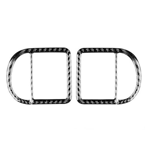 Moldura de la consola central del automóvil Para accesorios adhesivos interiores para salida de aire de coche 2003-2010(Negro)