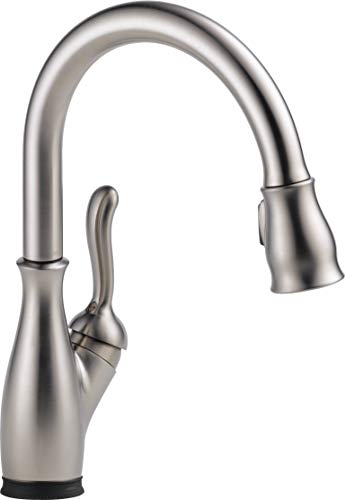 Delta Faucet Leland Single-Handle Touch Kitchen Sink Faucet with Pull Down Sprayer, Touch2O