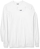 Gildan Men's DryBlend Long Sleeve T-Shirt, Style G8400, 2-Pack, White, 2X-Large