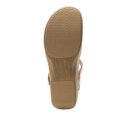 Image of Alegria Women's Opal Leather Shoes with Slingback Open Back Sandals