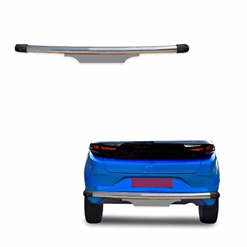 Image of Stainless Steel High Gloss Safety Rear Bumper Protector Sutaible for Tata Altroz