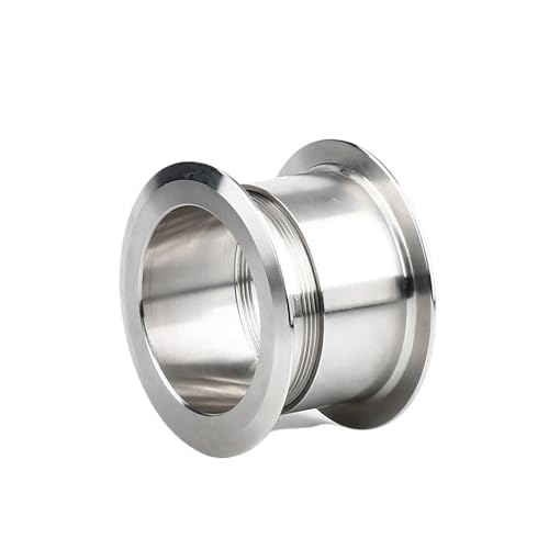 Double collier à clipser inox 304 de 19mm pour finition de cloison - 2