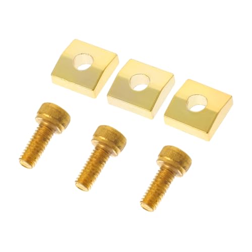 COOPHYA ギター弦 フェルール 製 エレキギターパーツ 弦固定用マウントブロック ロックナット対応 交換用ナットブロック 汎用設計