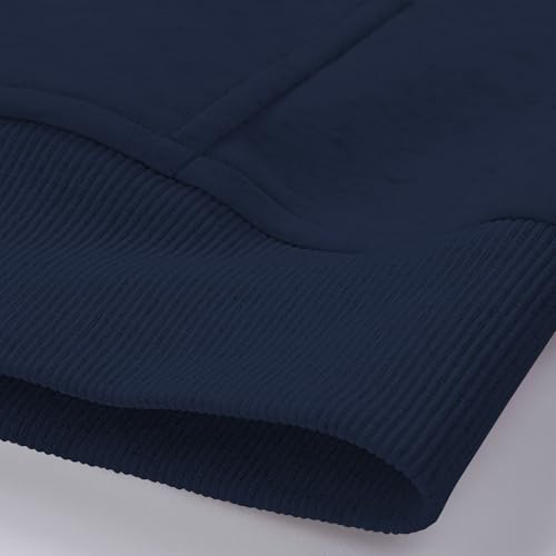 Oversized Hoodies for Men Plaid Lined Long Sleeve Loose Fit Hooded Sweatshirt Trendy Drawstring Zip Hoodies Jacket3