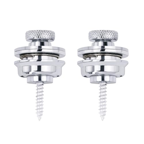 Banworks Quick-Release Locking Strap Buttons Flat Head Security Straplocks for