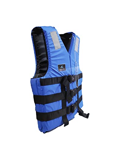Image of Jilani Adult Safety Life Jacket Weight Capacity Up to 70Kg (Blue 100Kgs)