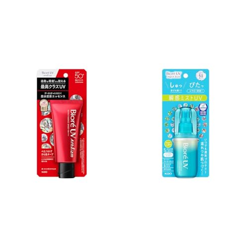 Biore �y�Z�b�g�����z�r�I�� �A�X���Y�� �v���e�N�g�G�b�Z���X ���Ă��~�� UV SPF50+ PA++++ + �A�N�A���b�` �A�N�A�v���e�N�g�~�X�g 60�~�����b�g��