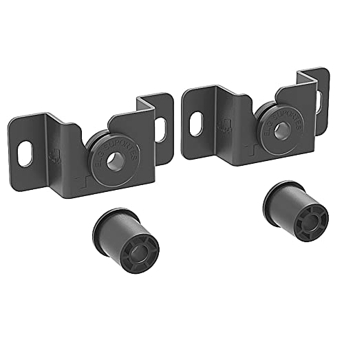 Suporte Fixo Universal de Parede, Capacidade até 100 kg Padrão VESA 75x75 a 800x400mm, TVs 14' a 100', Preto, UNI100, ELG