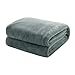 Produktbild Mixibaby Kuscheldecke Flauschige extra weich & warm Wohndecke Flanell Fleecedecke, Falten beständig/Anti-verfärben als Sofadecke oder Bettüberwurf, Größe:150 cm x 200 cm, Farbe:Dunkelgrau