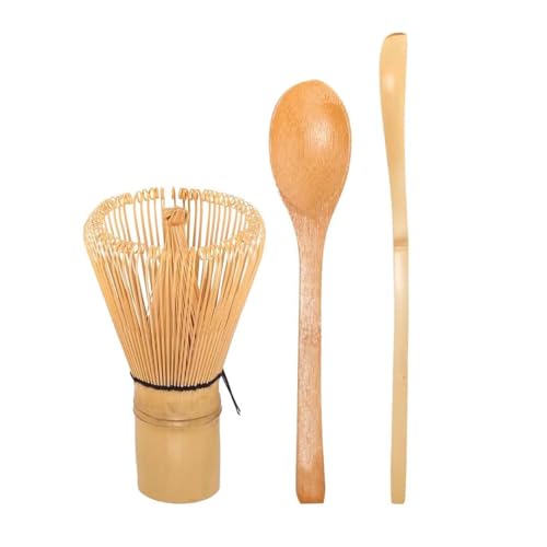 竹製抹茶泡立て器3点セット 抹茶セット 日本茶セット 抹茶キット 抹茶泡立て器セット お抹茶 本格 おうち時間グッズ お茶セット(茶ベラ、小ティースプーン付き)初心者 抹茶スターター 丈夫な抹茶ツール 抹茶竹マドラー、抹茶ほうき 茶道セット 日本抹茶の伝統