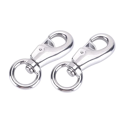 iplusmile 2pezzi Gancio Girevole in Metallo Per Appendere Amaca Gancio Per Altalena Durevole Per Esterno Supporto Per Appeso