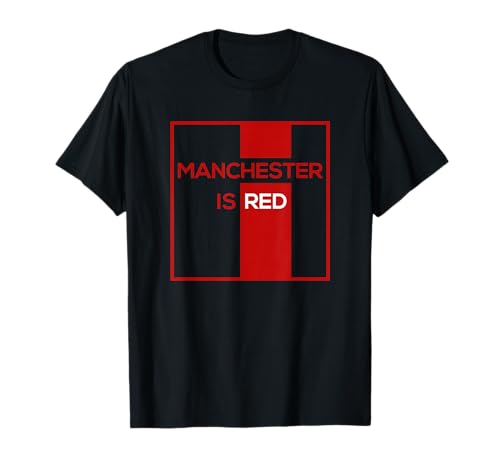 Manchester is Red Funny United Football Supporter T-Shirt