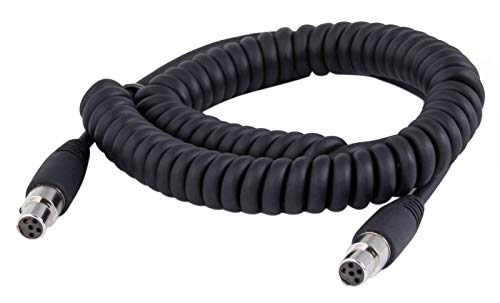 Rugged Radios CC-HSDIRECT 5-Pin to 5-Pin Headset to Intercom Coil Cord Cable
