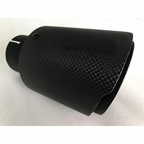 Tuyau d'échappement universel 54mm-101mm en inox et carbone X4