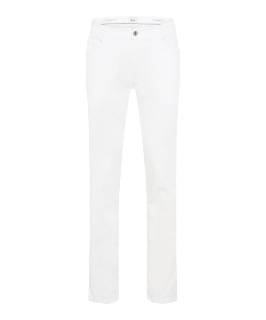 Brax Men's 99 White Ultralight Delicate Lightness Trousers, 32W X 32L