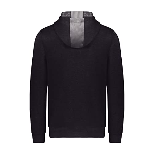 Augusta Sportswear Boys' Youth Three-Season Fleece Full Zip Hoodie, Carbon Heather/Black, Medium2