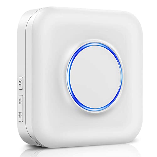 BITIWEND Timbre enchufable, receptor de timbre con 58 melodías y 5 niveles de volumen - Blanco (No WLAN)