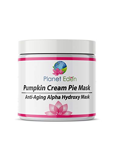 Planet Eden 10% Glycolic Aha Pumpkin Cream Pie Mask For Exfoliation And Sun Damaged Aging Skin - Remove Dead Skin And Refresh Dull Skin #TOP1