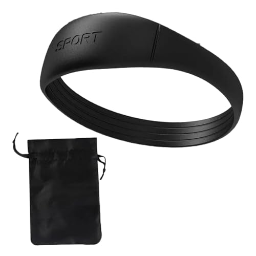 Ｚｉａｌｏｆｉ Cinta Rotuliana Soporte para Rótula Banda de Apoyo Correa Deportiva Estabilizador Patelar de Silicona Suave con Bolsa Práctica Adecuada para Baloncest, 1 Pieza Negra