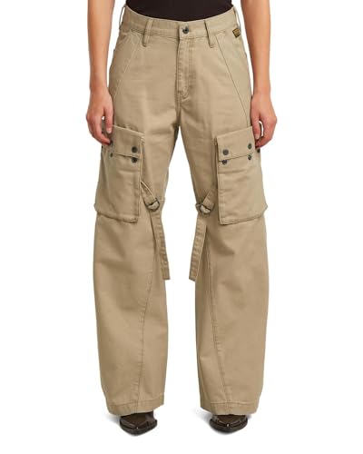 Pantalon Cargo Loose G-Star Mega Femme Grandes Poches Amples
