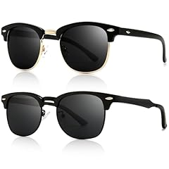 2 Pack: Black Frame (Matte Finish)/Gray Lens & Black (Metal) Frame/Gray Lens