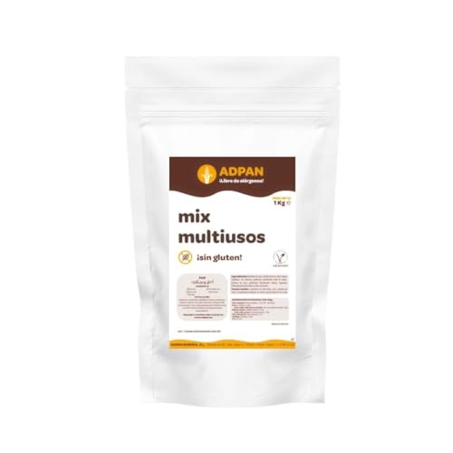 ADPAN Mix Tortitas Sin Gluten | 1 kg | Preparado para Pancakes Esponjosos y Caseros | Ideal para Desayunos y Meriendas | Fácil de Preparar y con Resultado Profesional