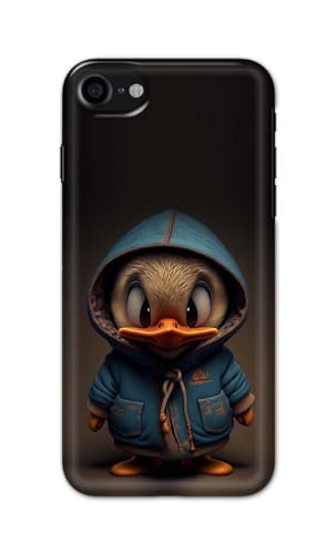 Image of PRINTFIDAA Printed Hard Back Cover Case for Apple iPhone 7 | iPhone 8 | iPhone SE 2020 | SE2 2020 | iPhone SE3 2022 Back Cover (Animated Duck) -112