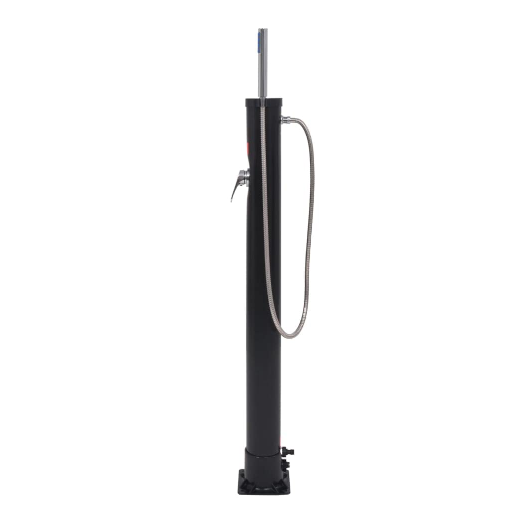 Doccia Solare 8L PVC Acciaio, Colore Articolo: Nero