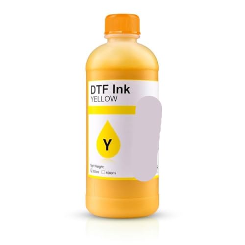 Tinta DTF Ecológica Amarilla 500ml de Alta Adherencia en Película PET