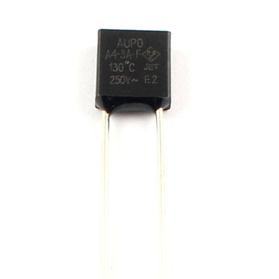 50 Pcs Thermal Fuse Cutoff TF 130 Degree 250V 3A A4-3A-F