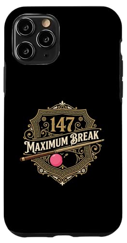 147 Maximum Break Snooker Player �v���t�F�b�V���i�� �L���[ �X�|�[�c �X�}�z�P�[�X iPhone 11 Pro �p