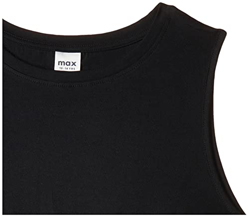 Image of Max Girls Regular Fit Solid Round Neck Casual Top